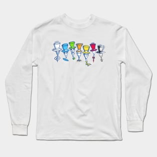 ET white hat and coloured hats Long Sleeve T-Shirt